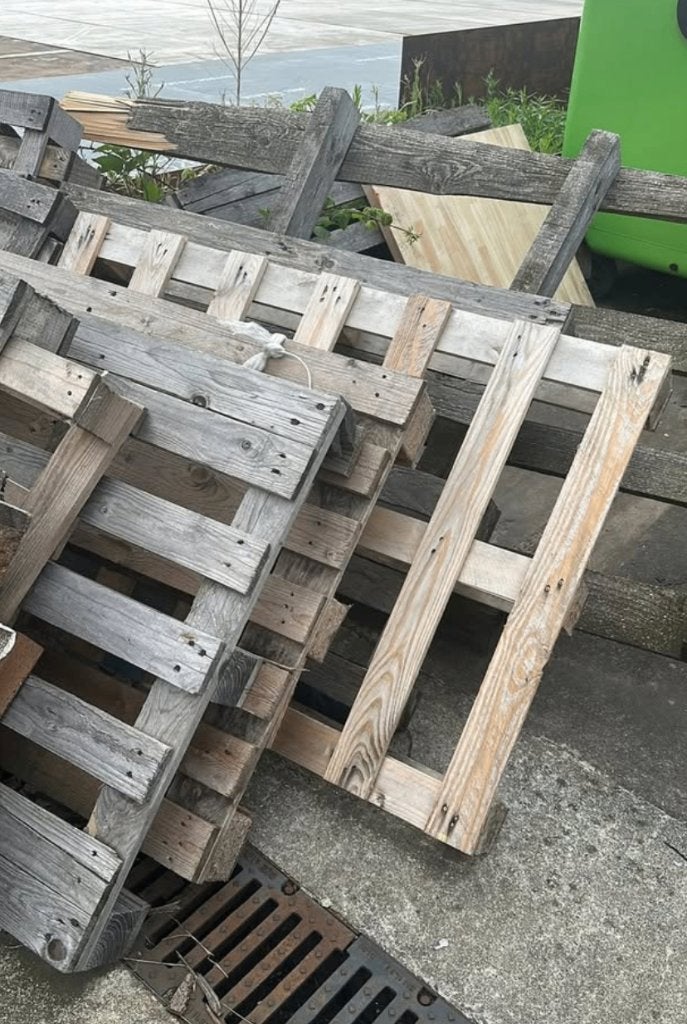palettes a donner, Ophalen, Gebruikt