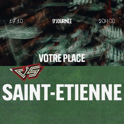 RED STAR / AS SAINT ETIENNE – 3 Places, Tickets en Kaartjes, Oktober
