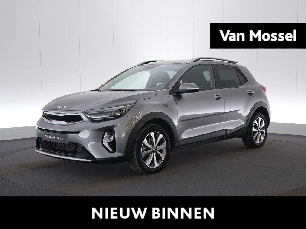 KIA Stonic 1.0 T 100 Style Edition DCT, Auto's, Zwart, Automatische klimaatregeling, 127 g/km, Bedrijf