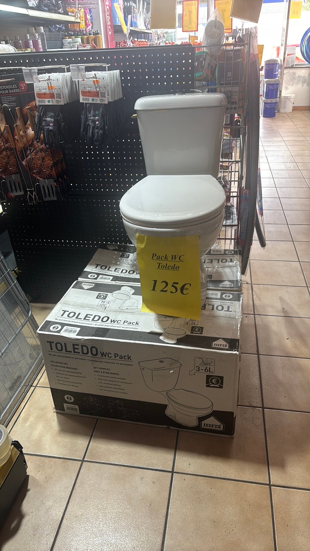 Pack wc toledo, Ophalen of Verzenden, Zo goed als nieuw