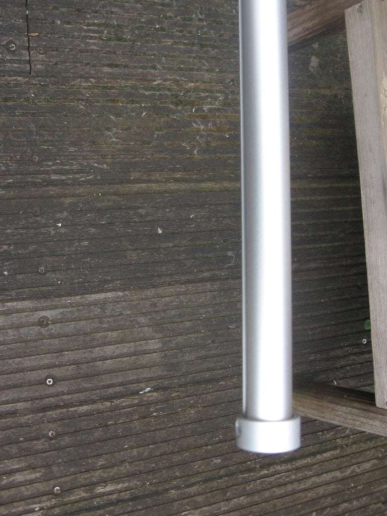 2 tringles pour tentures en aluminium de 3 m de long., Autres couleurs, Comme neuf, Enlèvement, 200 cm ou plus