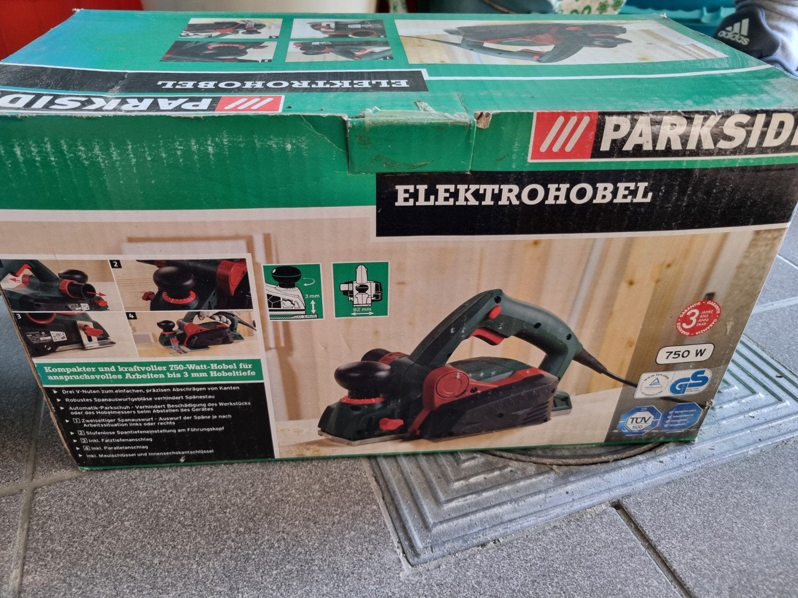 elektrische schaafmachine, Ophalen, Zo goed als nieuw