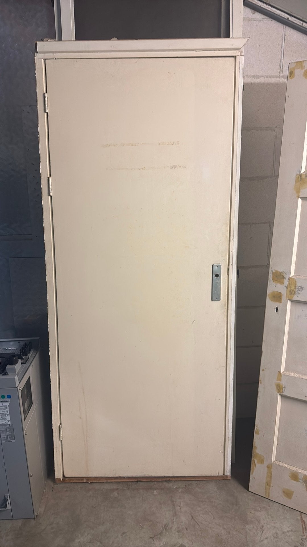 Binnendeur met kozijn., Doe-het-zelf en Bouw, Ophalen, Gebruikt, Binnendeur, 200 tot 215 cm