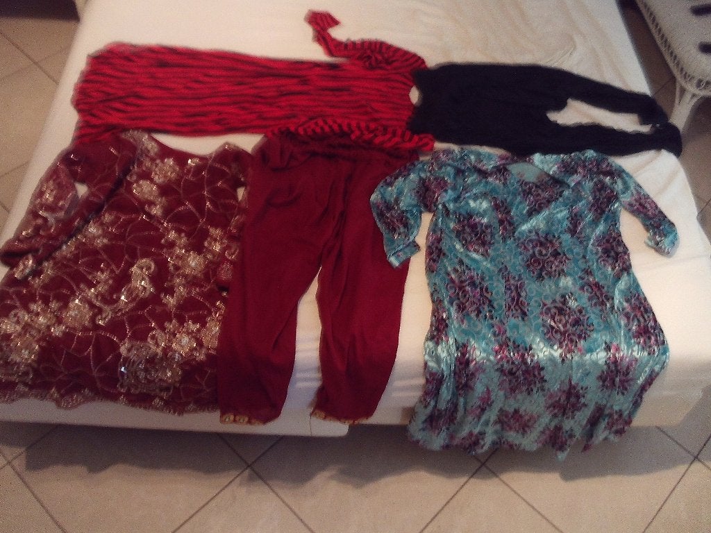 16 Afrikaanse Jurken en Broeken voor Vouwen - Maat M, Kleding | Dames, Ophalen of Verzenden, Zo goed als nieuw, Maat 38/40 (M)