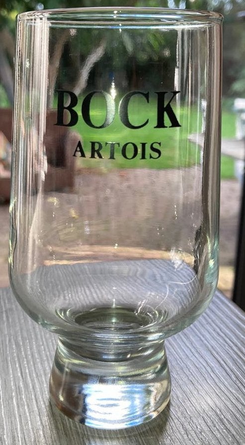 Bock Artois glas, Verzamelen, Ophalen of Verzenden