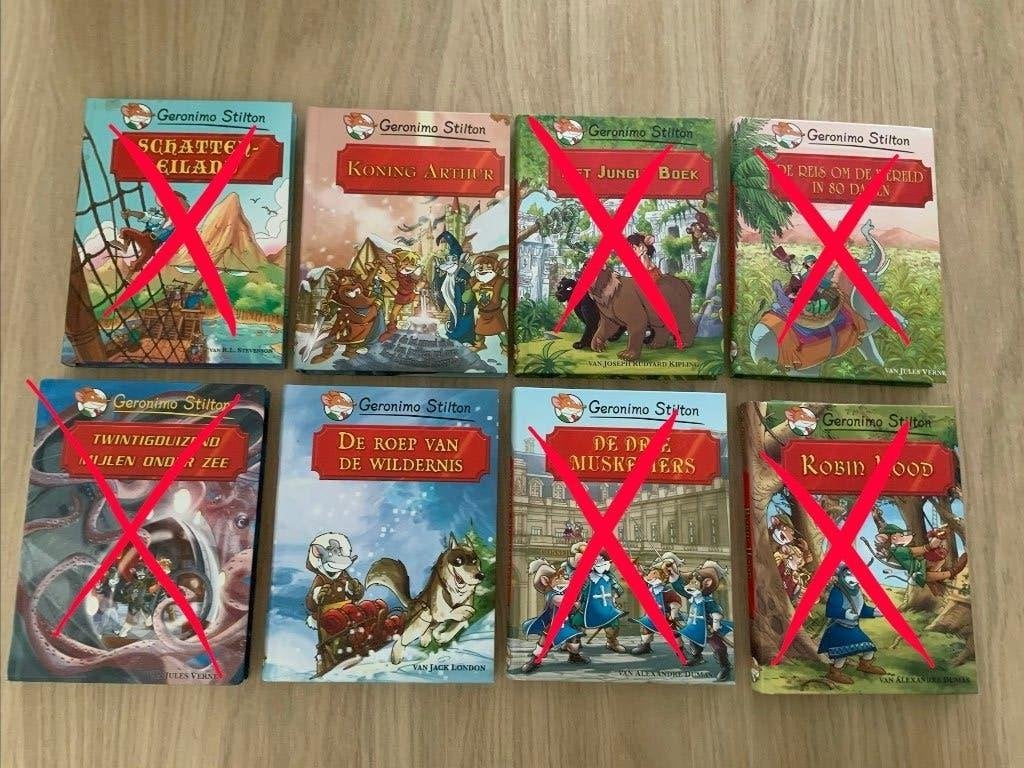 Geronimo stilten boeken - klassiekers, Boeken, Ophalen of Verzenden, Zo goed als nieuw, Geronimo Stilton, Fictie