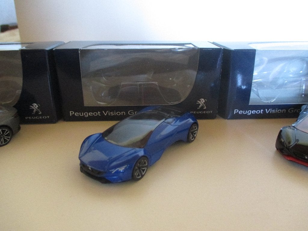 Norev / Peugeot Vision Gran Turismo (blauw) / 1:64 / MIB, Ophalen of Verzenden, Nieuw, Auto