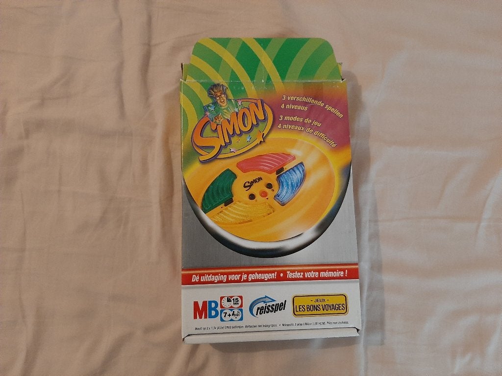 Simon jeu de mémoire Jeu de voyage de MB, Enlèvement ou Envoi