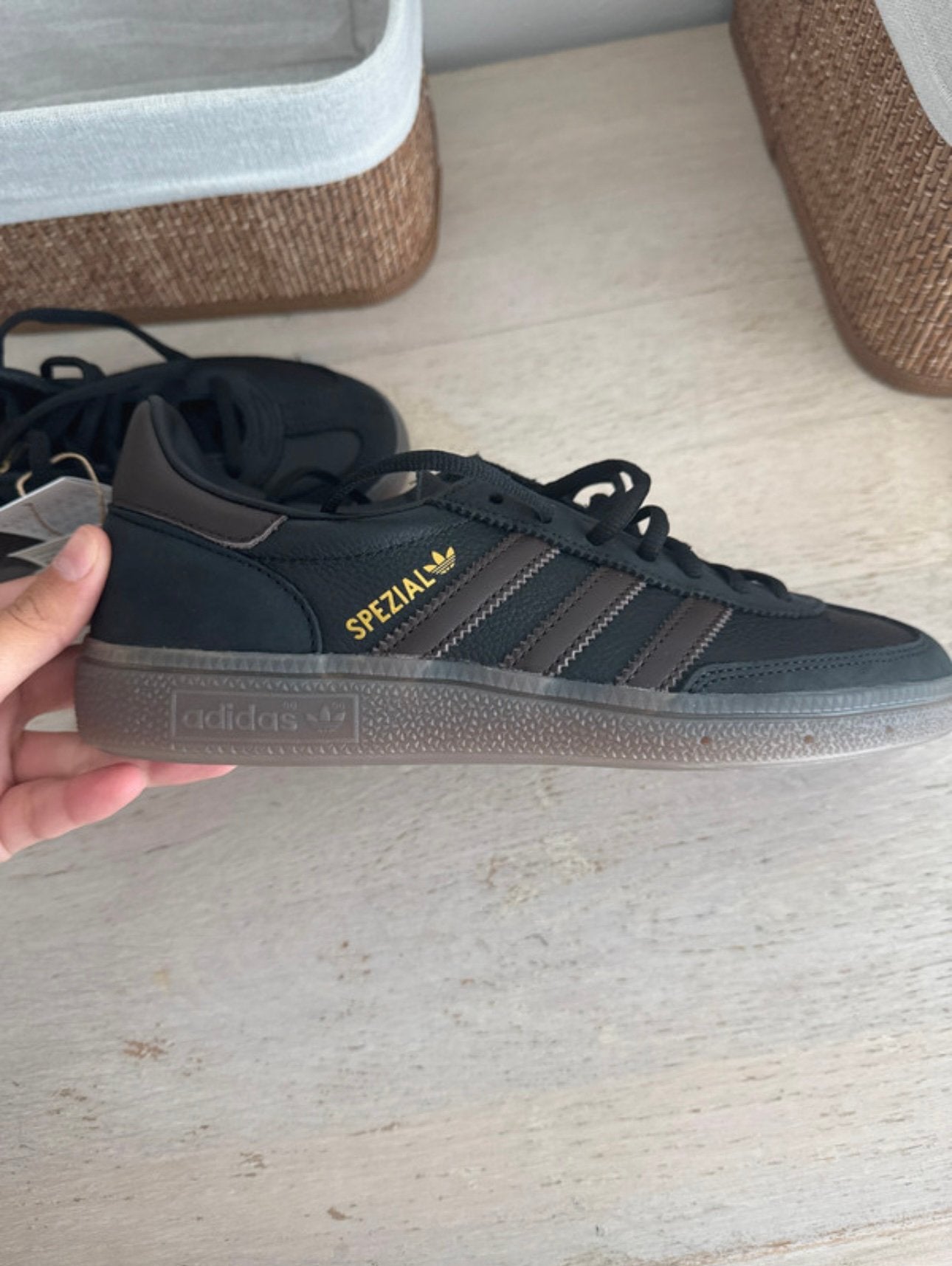 Cuir Adidas Specialz noir, Enlèvement, Neuf, Noir, Baskets