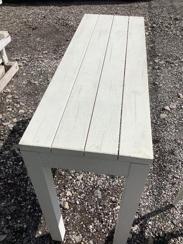 CONSOLE en BOIS BLANC (120*40*95) - Maison du Monde, Enlèvement, Utilisé