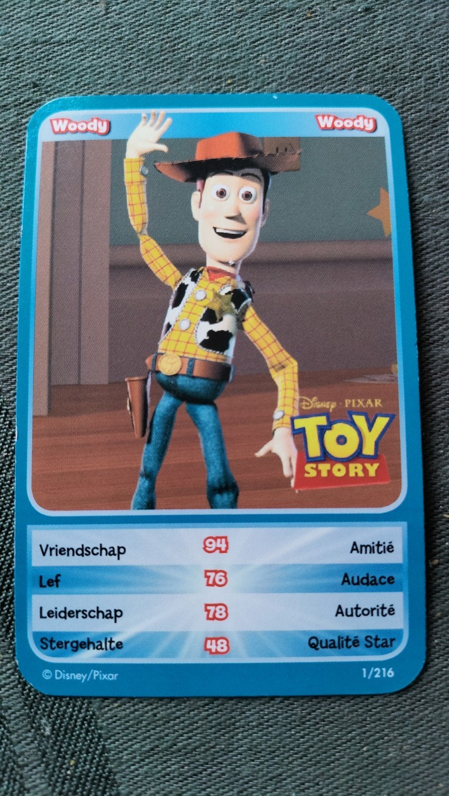 Verschillende kaarten Disney Pixar, Enlèvement ou Envoi