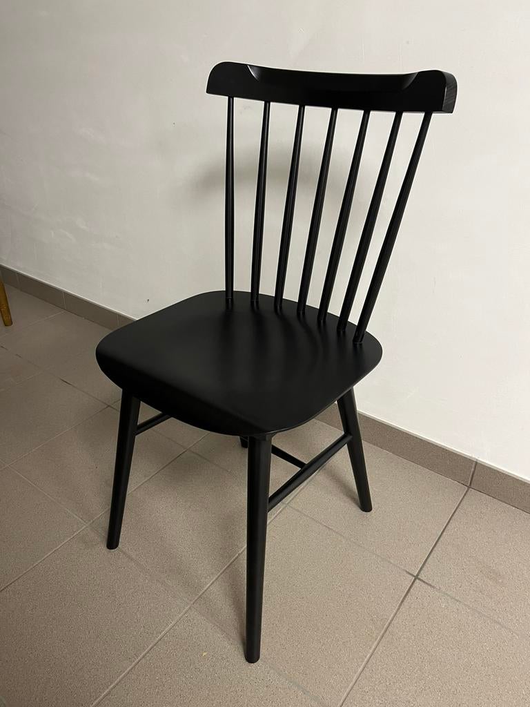 Stoel zwart Ton, Huis en Inrichting, Stoelen, Ophalen, Zo goed als nieuw, Zwart