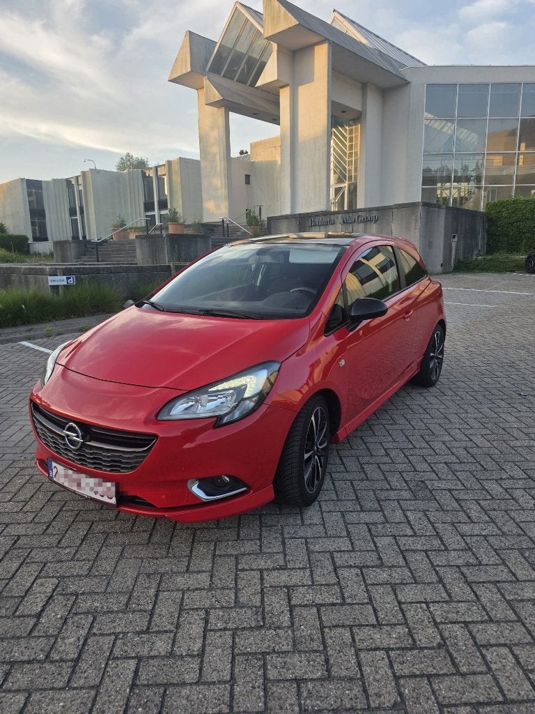 Opel Corsa OPC Line 1.4 Turbo 100ch - Très Bel etat, Autos, Rouge, Euro 6, Noir, 5 places