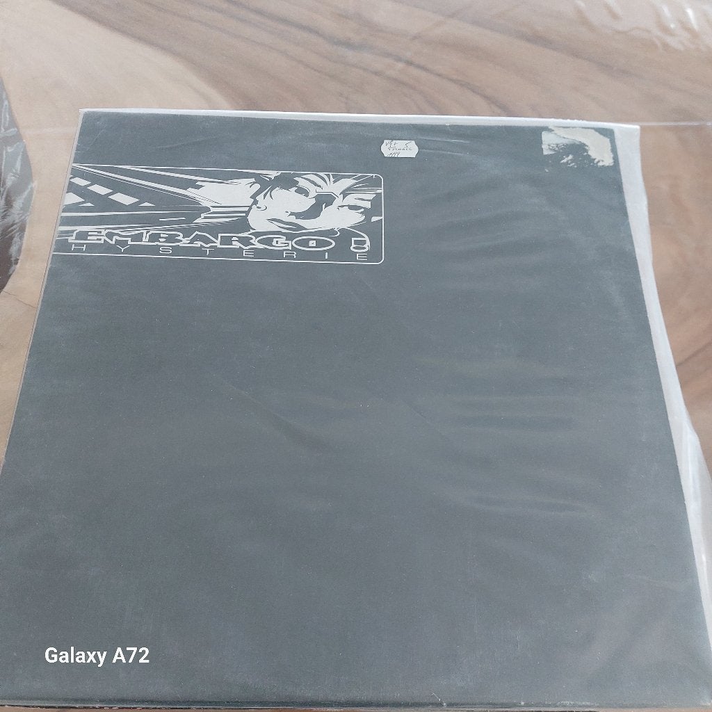embargo hysterie 12 inch maxi, CD & DVD, Vinyles | Dance & House, 12 pouces, Trance, Enlèvement ou Envoi, Utilisé