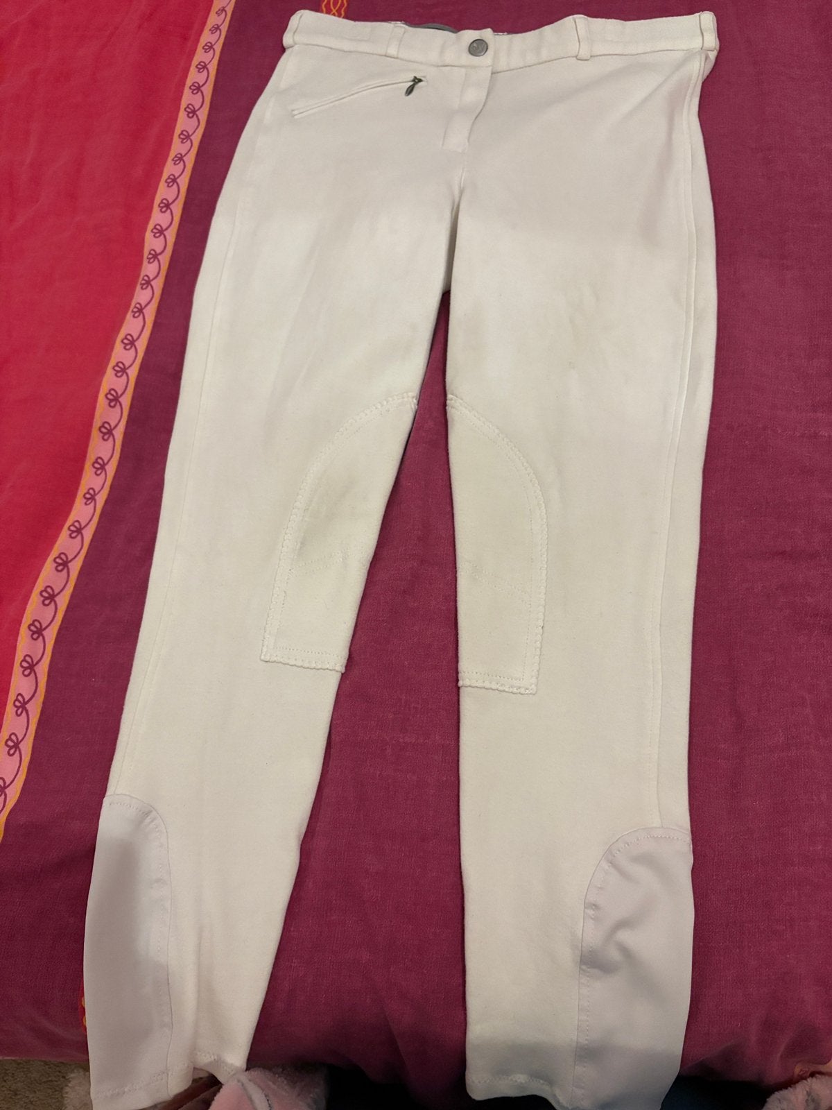 Riding World witte rijbroek maat 40 – dames, Dieren en Toebehoren, Nieuw, Veelzijdigheid, M, Onderkleding