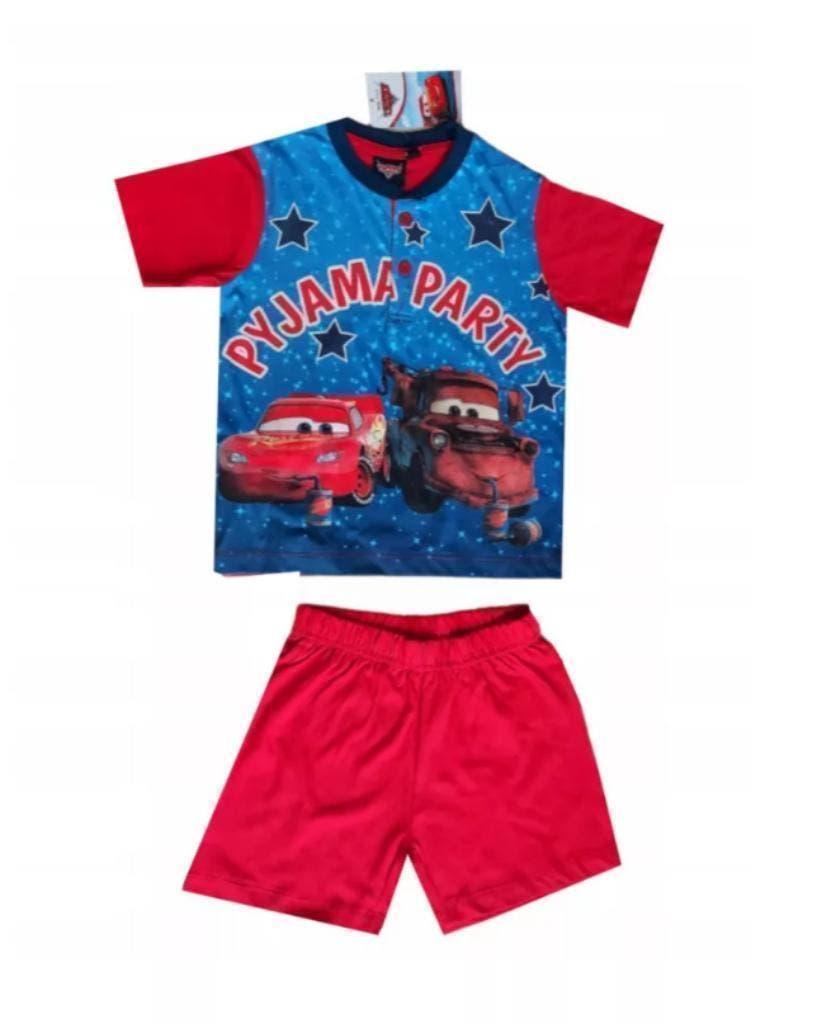 Disney Cars Shortama Rood - Maat 98 - 110 - 116 - 122 - 128, Nacht- of Onderkleding, Disney Cars, Nieuw, Ophalen of Verzenden