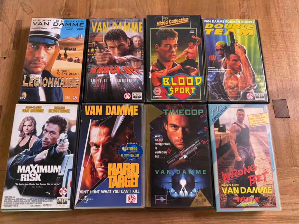 Jean-Claude Vandamme VHS Lot, Ophalen of Verzenden, Gebruikt