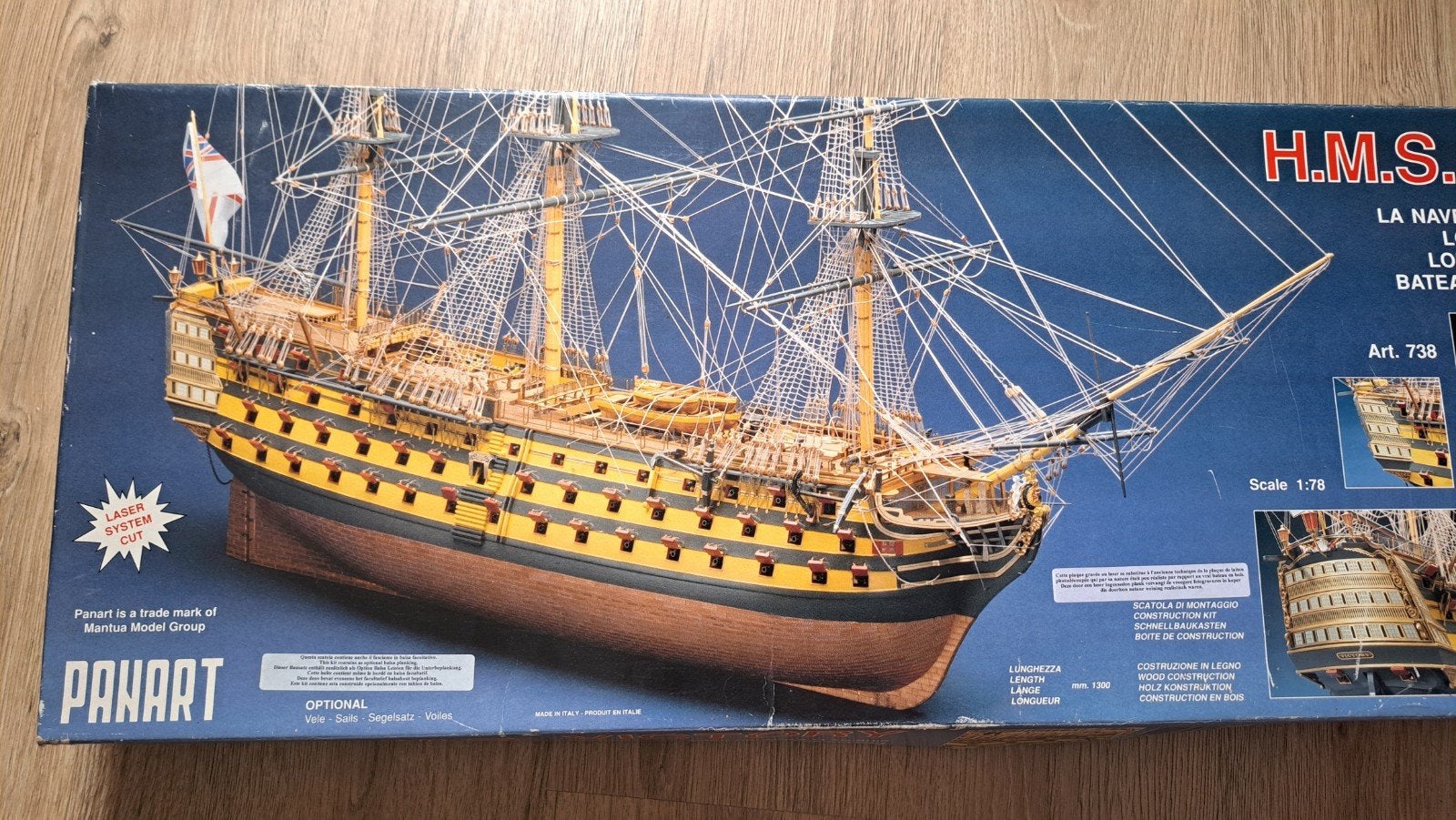 Origineel H.M.S. Victory scheepsmodel van Mantua (Italië), Hobby & Loisirs créatifs, Modélisme | Bateaux & Navires, Enlèvement