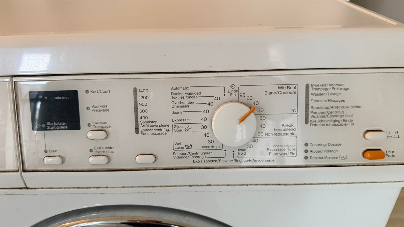 Miele wasmachine meteor 3261 softtronic, Elektronische apparatuur, 4 tot 6 kg, Ophalen, Gebruikt, Voorlader