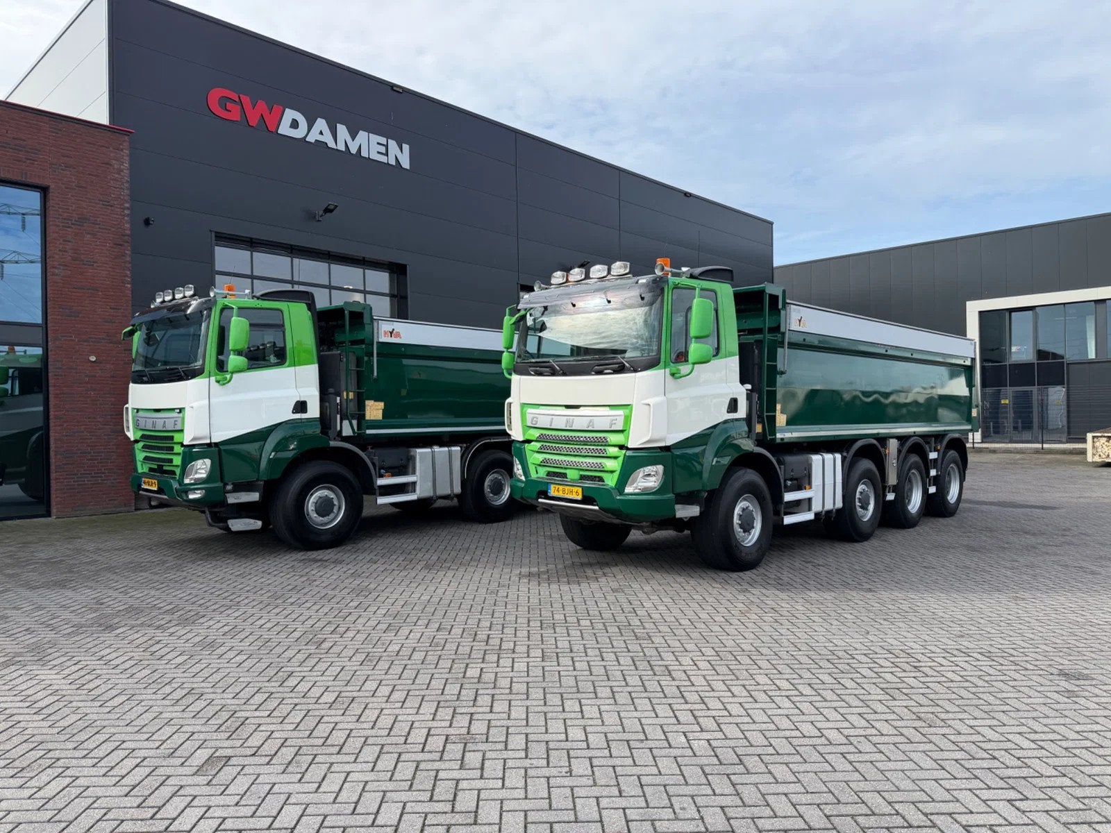 Ginaf X 4446 TS 8x8 22 m3 Tipper Euro 6, Achat, 375 kW, Euro 6, Diesel