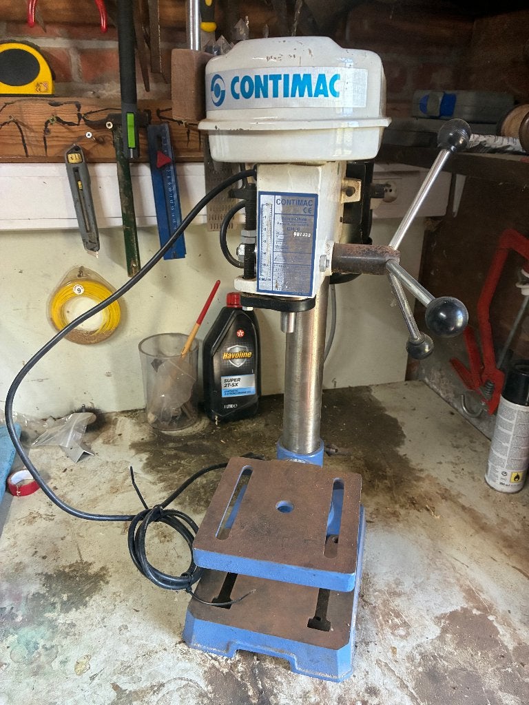 Contimac CH6 Tafelboormachine / Kolomboormachine (230V), Bricolage & Construction, Enlèvement, Foreuse sur colonne