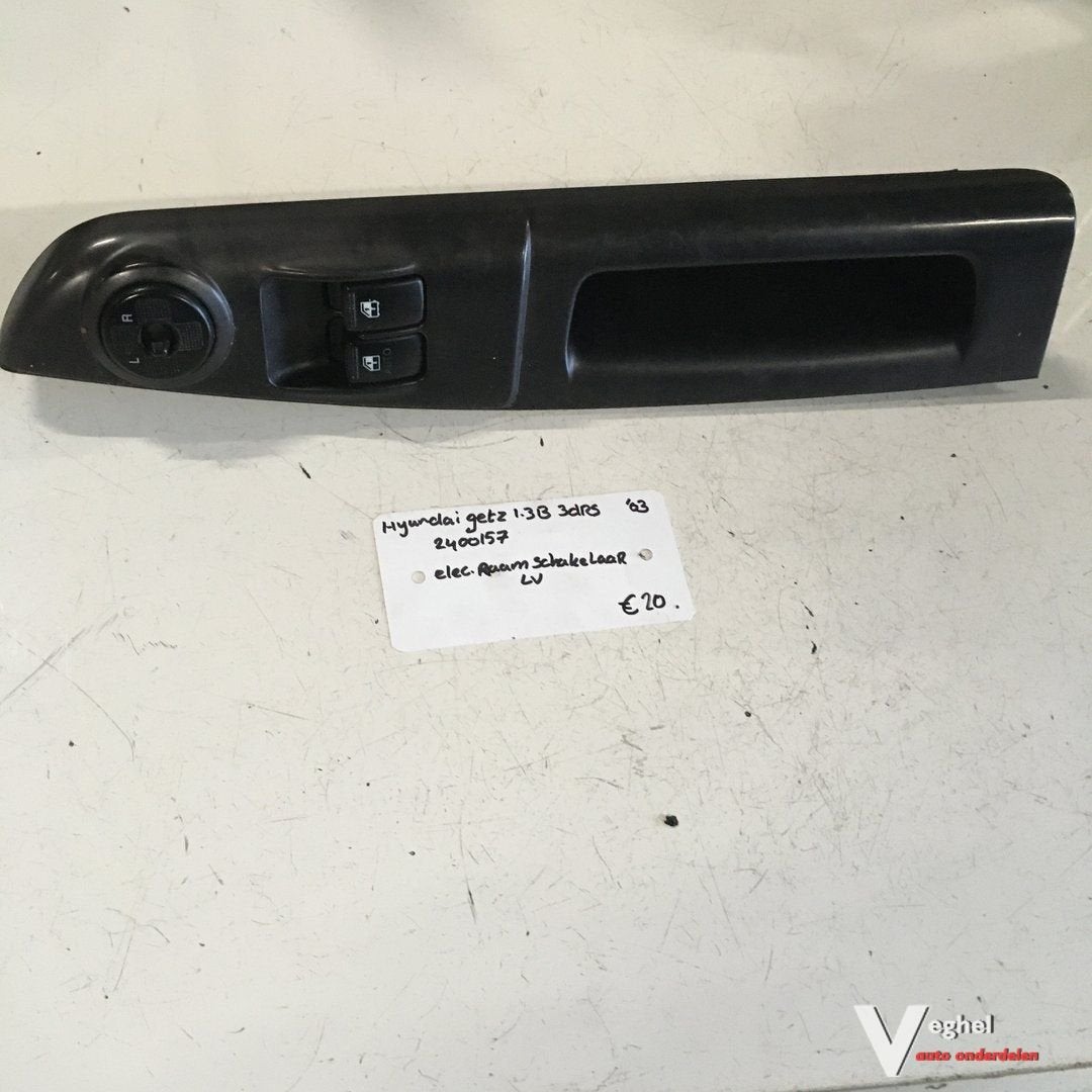 Hyundai Getz 1.3 3 drs 2003 Raamschakelaar Linksvoor, Gebruikt, -, -, Ophalen of Verzenden