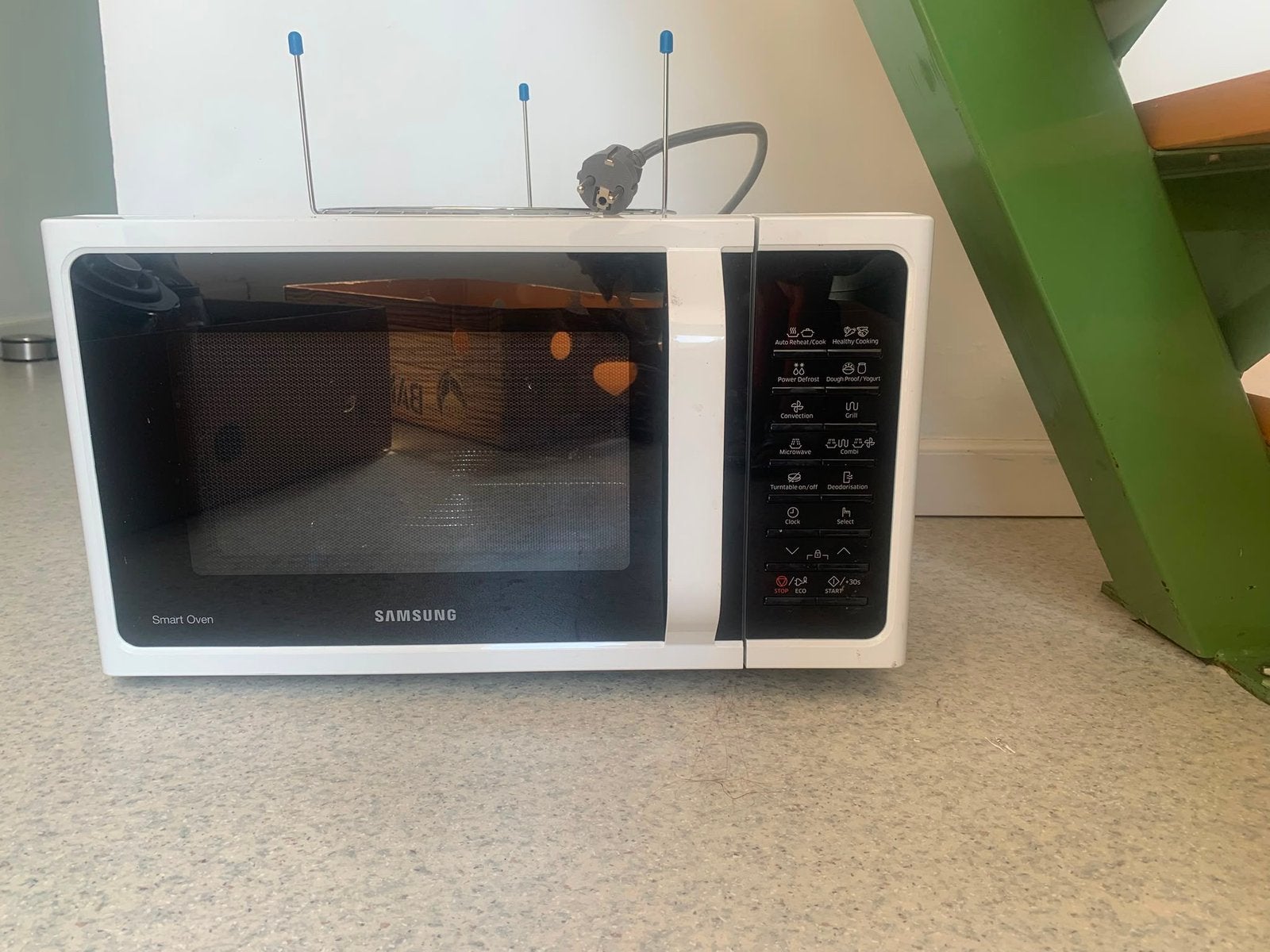 Samsung Smart Oven combimagnetron, Ophalen, Zo goed als nieuw, Draaiplateau, Vrijstaand