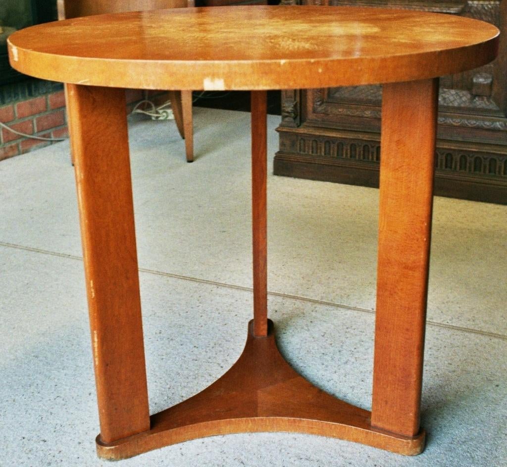 Table d'appoint ronde De Coene MARION Art Déco Decoene Frs, Antiquités & Art, Enlèvement
