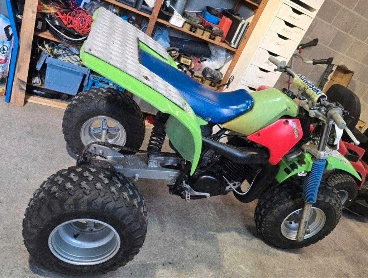 Kawasaki kxt tecate trike 500 cc 2t voor opmaak, Particulier