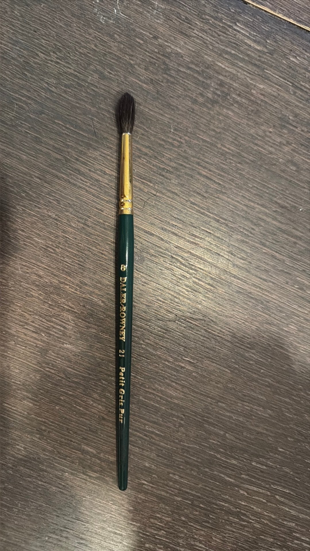 Daler-Rowney Petit Gris Pur No. 8 — poils d'écureuil purs, Enlèvement ou Envoi, Comme neuf