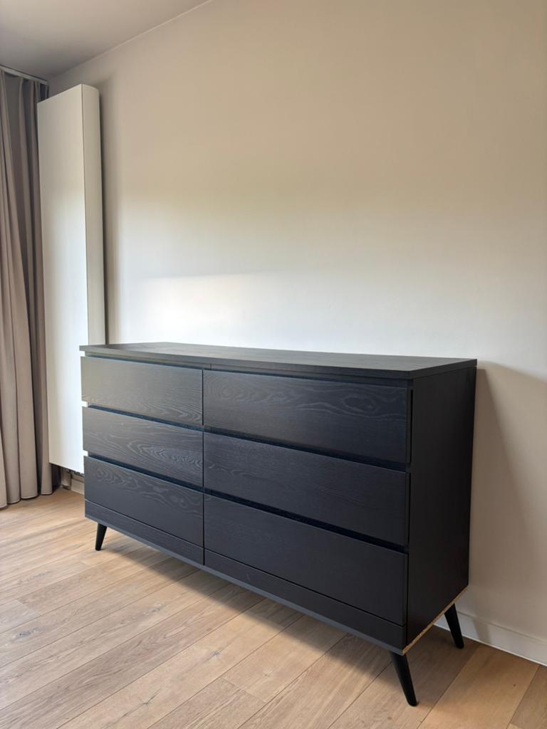 Ladekast Ikea zwart, Huis en Inrichting, Ophalen, Zo goed als nieuw