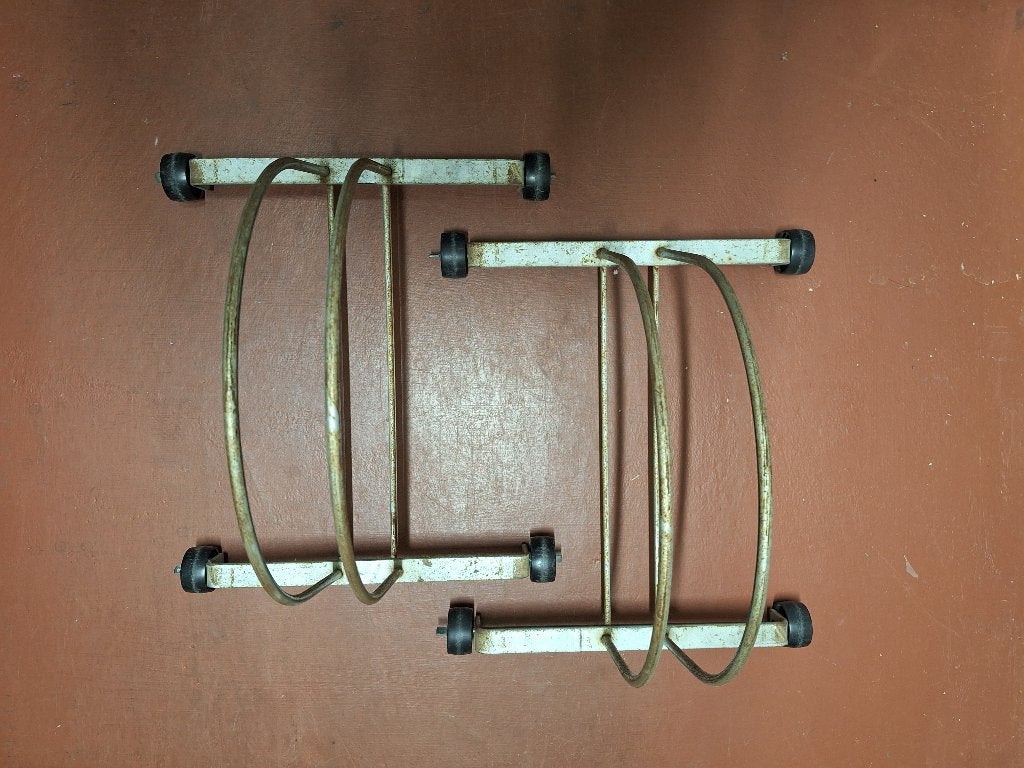 2 fietsrekken, Ophalen, Gebruikt
