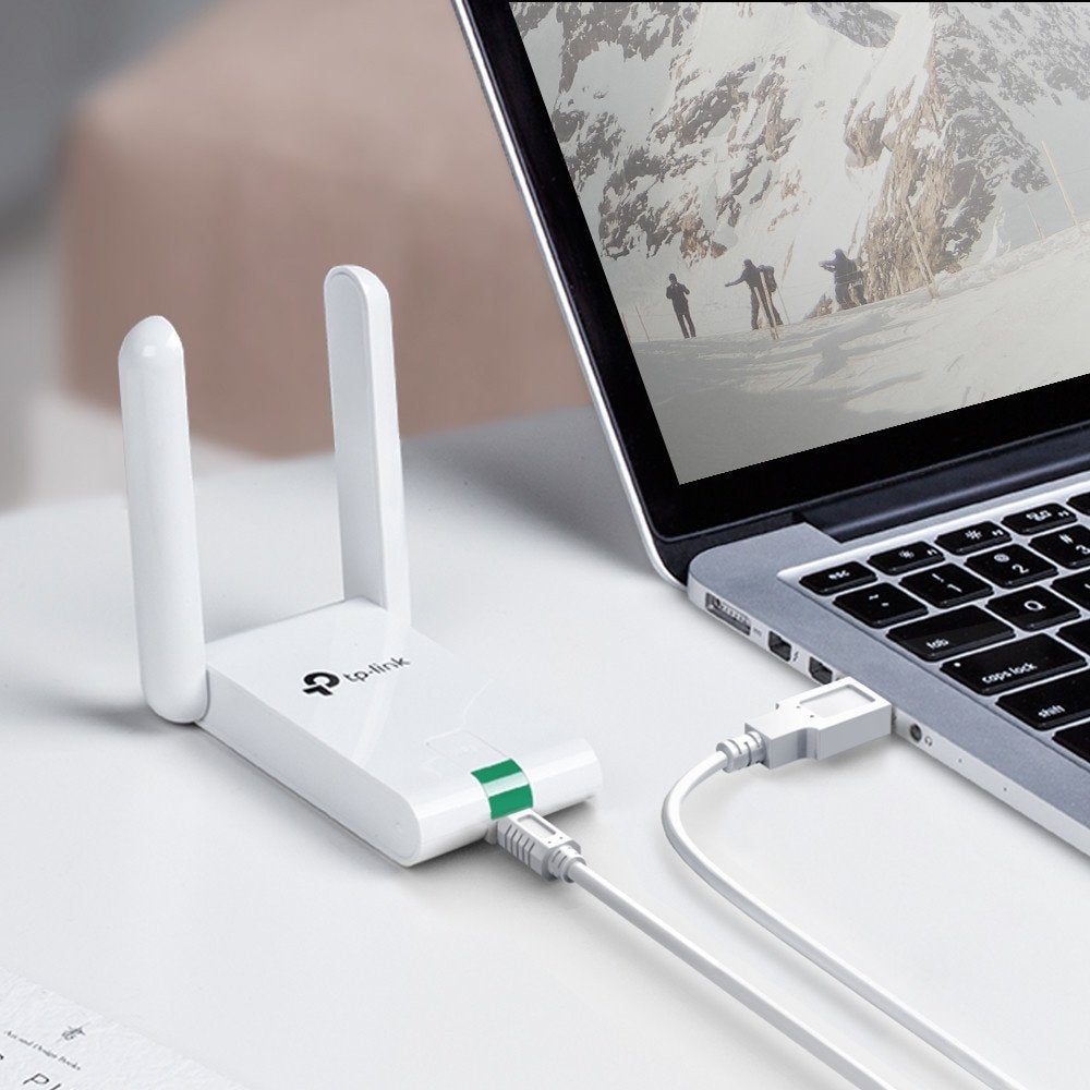 tp-link TL-WN822N 300 Mbps High-gain Draadloze USB-adapter, Computers en Software, Ophalen of Verzenden, Zo goed als nieuw, Tp link, wifi 6, deco, P9, mesh