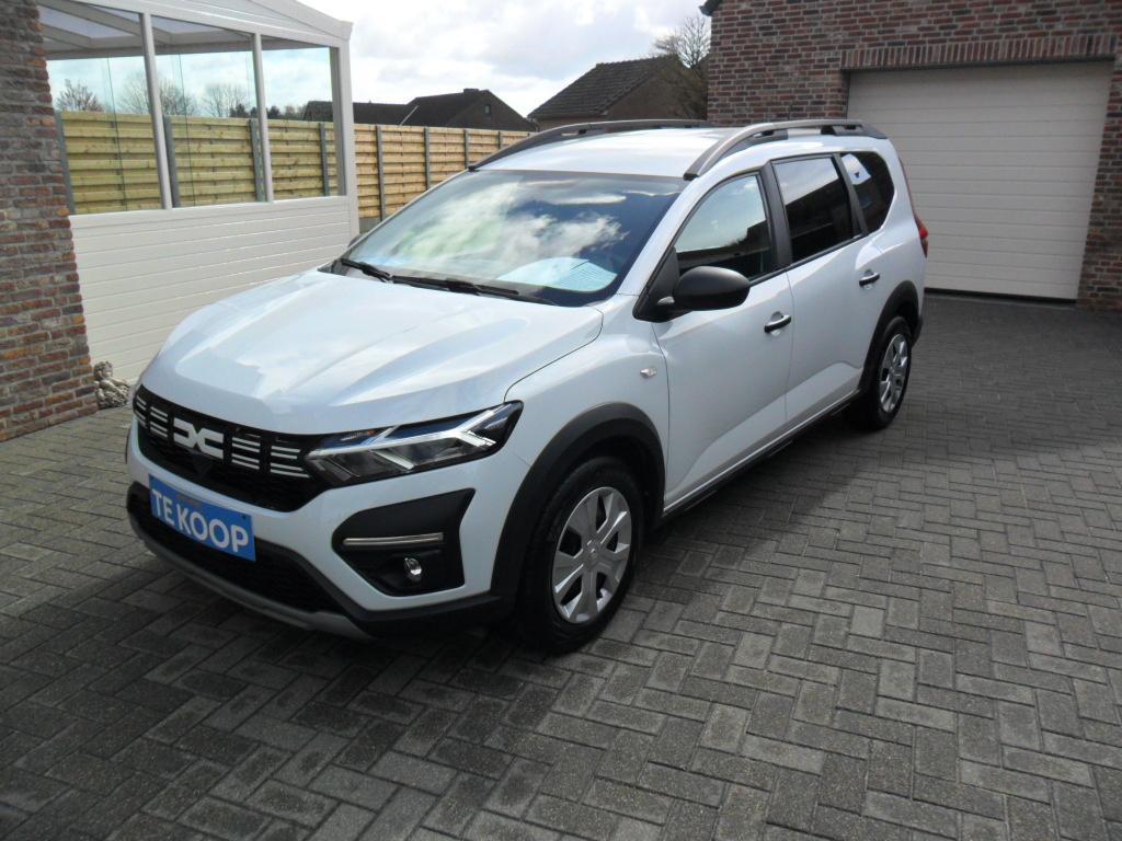Dacia Jogger Essential 1.0 Tce, 110pk ,airco,5 plaatsen,2022, Auto's, Stof, Euro 6, Wit, Bedrijf