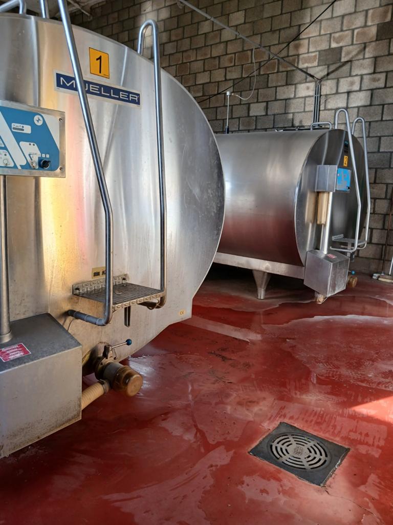 Koeltanks Mueller, Ophalen