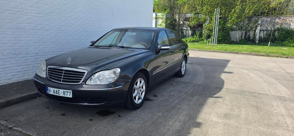 Mercedes s320 cdi Facelift 12/2003, Auto's, Automaat, Beige, Beige, Leder