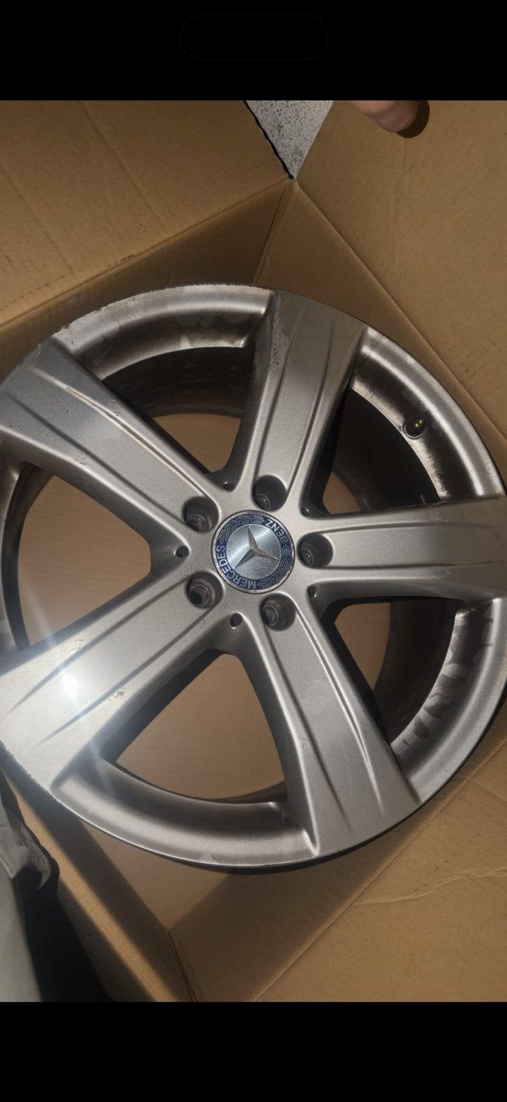 Mercedes originele velgen, Auto-onderdelen, Banden en Velgen, Ophalen, 18 inch, Velg(en)