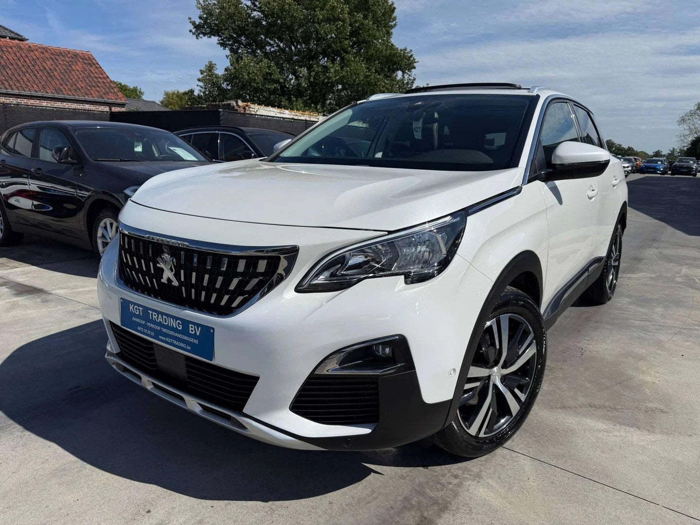 Peugeot 3008 1.2i 130PK AUTOMAAT NAVIGATIE OPENDAK ZWART LED, Cuir, Achat, Euro 6, Entreprise