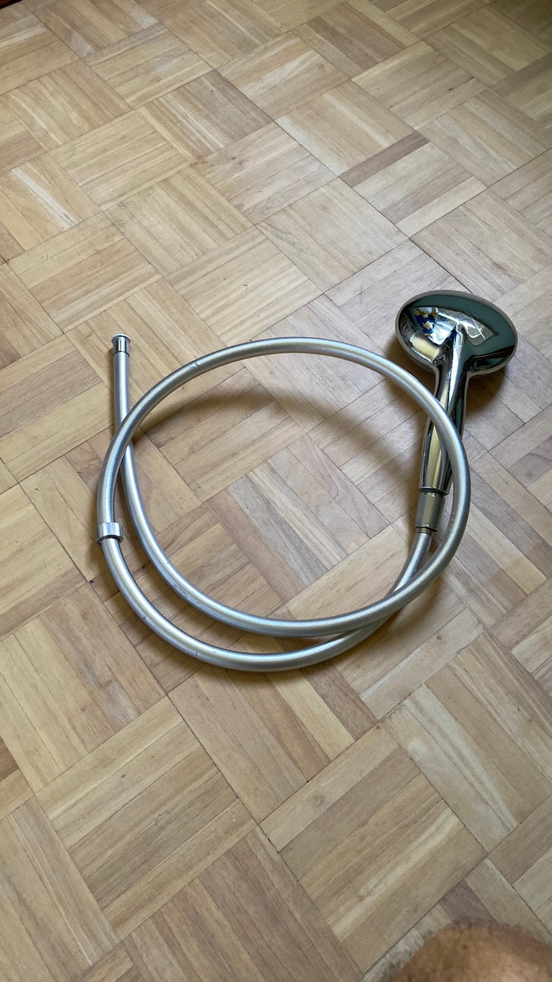 Douchekop met slang, Doe-het-zelf en Bouw, Sanitair, Ophalen, Zo goed als nieuw, Douche