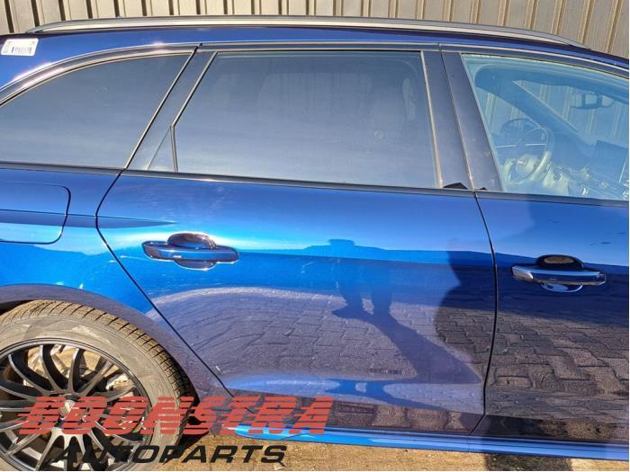 Portière 4portes arrière droite d'un Audi A4 (LX5H), -, 3 mois de garantie, Audi, Utilisé