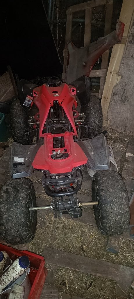 Quad frame, Motoren, 1 cilinder, 11 kW of minder