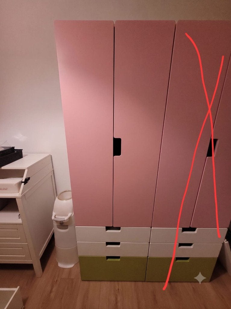 IKEA Stuva / Småstad kledingkast, Huis en Inrichting, 50 tot 100 cm, Zo goed als nieuw, 150 tot 200 cm, 50 tot 75 cm