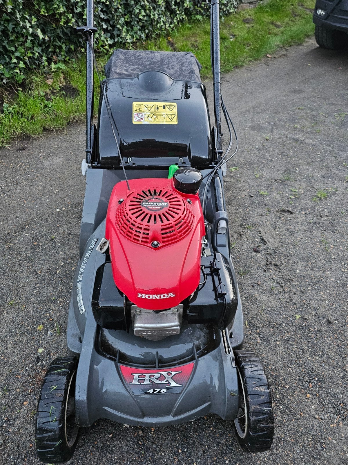 honda grasmaaier HRX476 vk, Tuin en Terras, Ophalen, Cirkelmaaier, Honda., Zo goed als nieuw