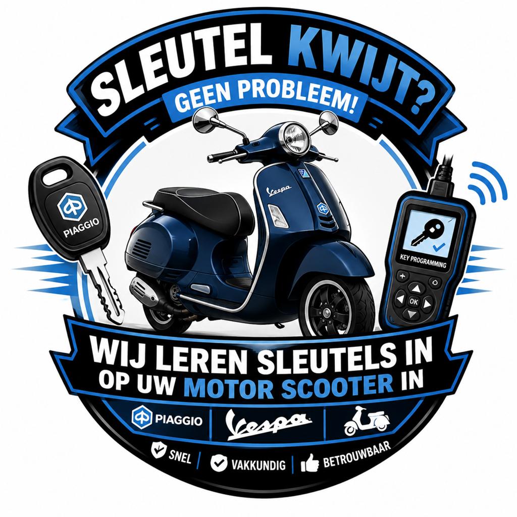 Vespa/Piaggio sleutels inleren !, Tickets en Kaartjes, Evenementen en Festivals