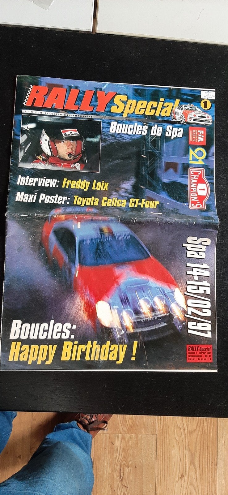 Boucles de Spa  1997 folder, Ophalen of Verzenden, Zo goed als nieuw