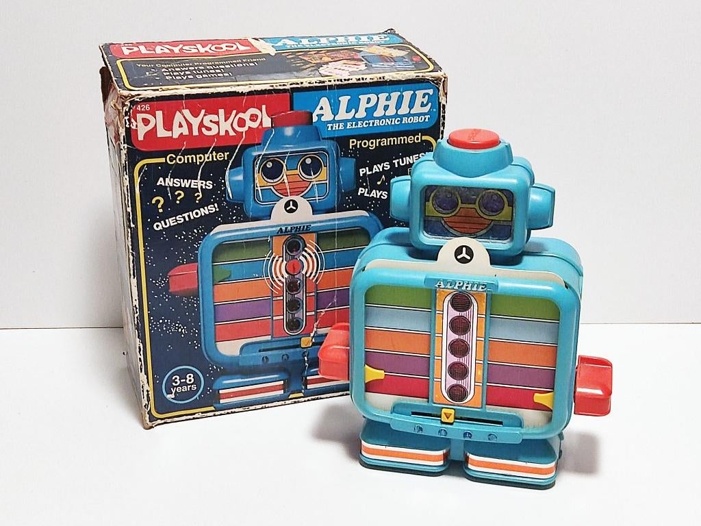 robot Alphie Playskool, Verzamelen, Speelgoed, Gebruikt, Ophalen of Verzenden