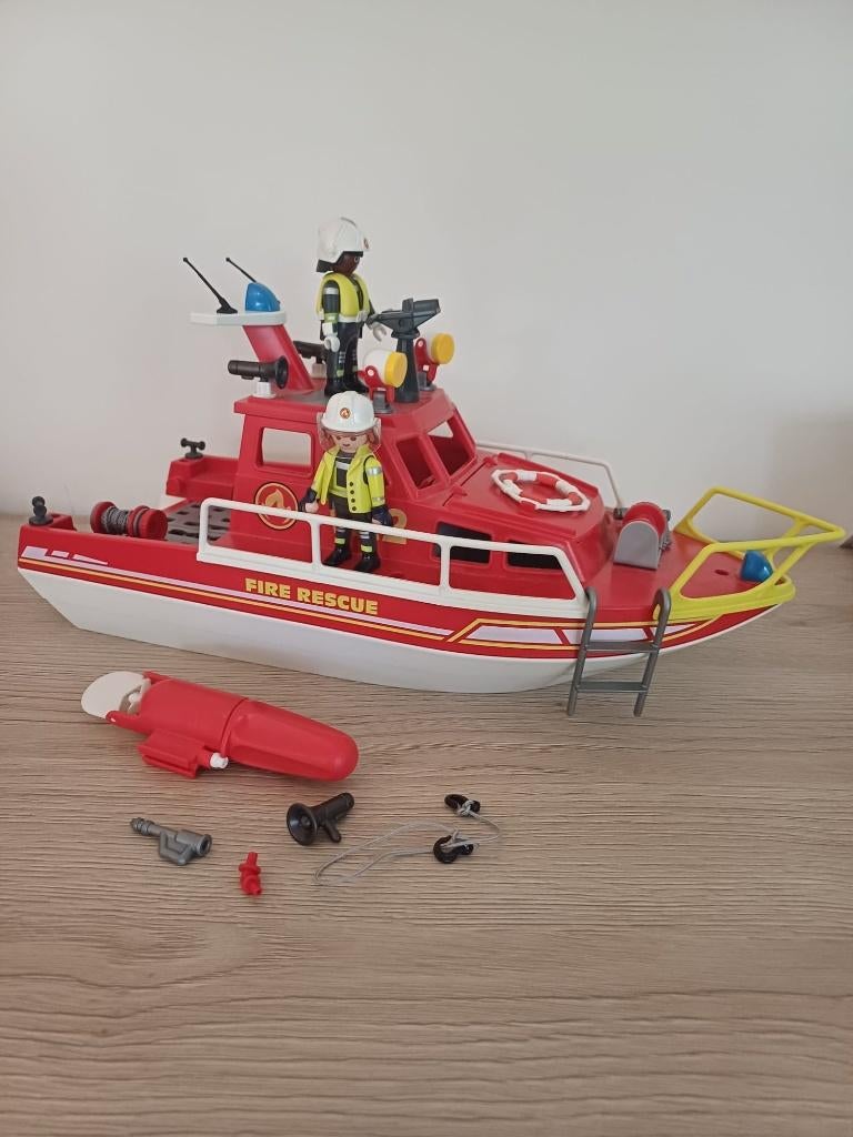 Playmobil Brandweerboot – 70147, Ophalen, Zo goed als nieuw