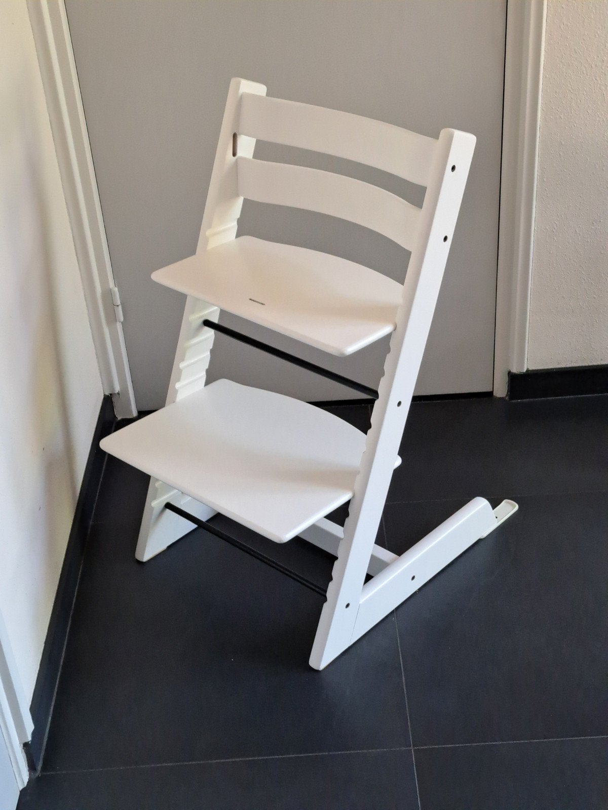 Stokke Tripp Trapp kinderstoel met originele gliders, Ophalen, Zo goed als nieuw, Meegroeistoel, Aanschuifbaar