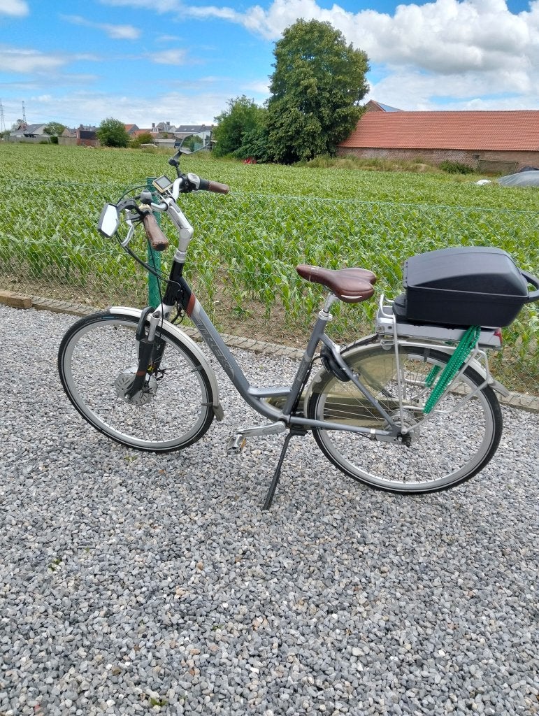 Elektrische fiets met nieuwe batterij, Enlèvement, Utilisé, Autres marques