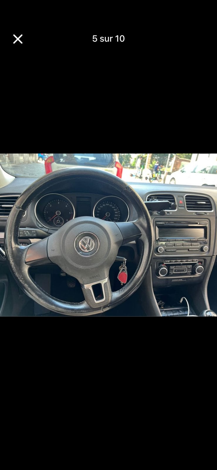 GOLF 6 BREAK 1.6 TDI MARCHAND EXPORT, Auto's, Euro 5, Parkeersensor, Zwart, Blauw